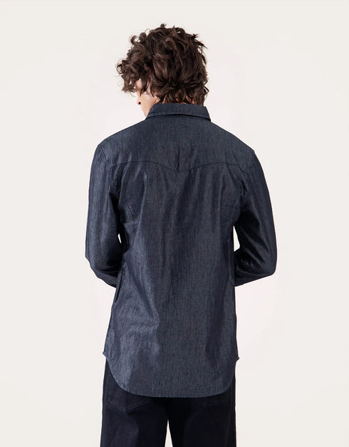 DENIM BUTTON DOWN SHIRT